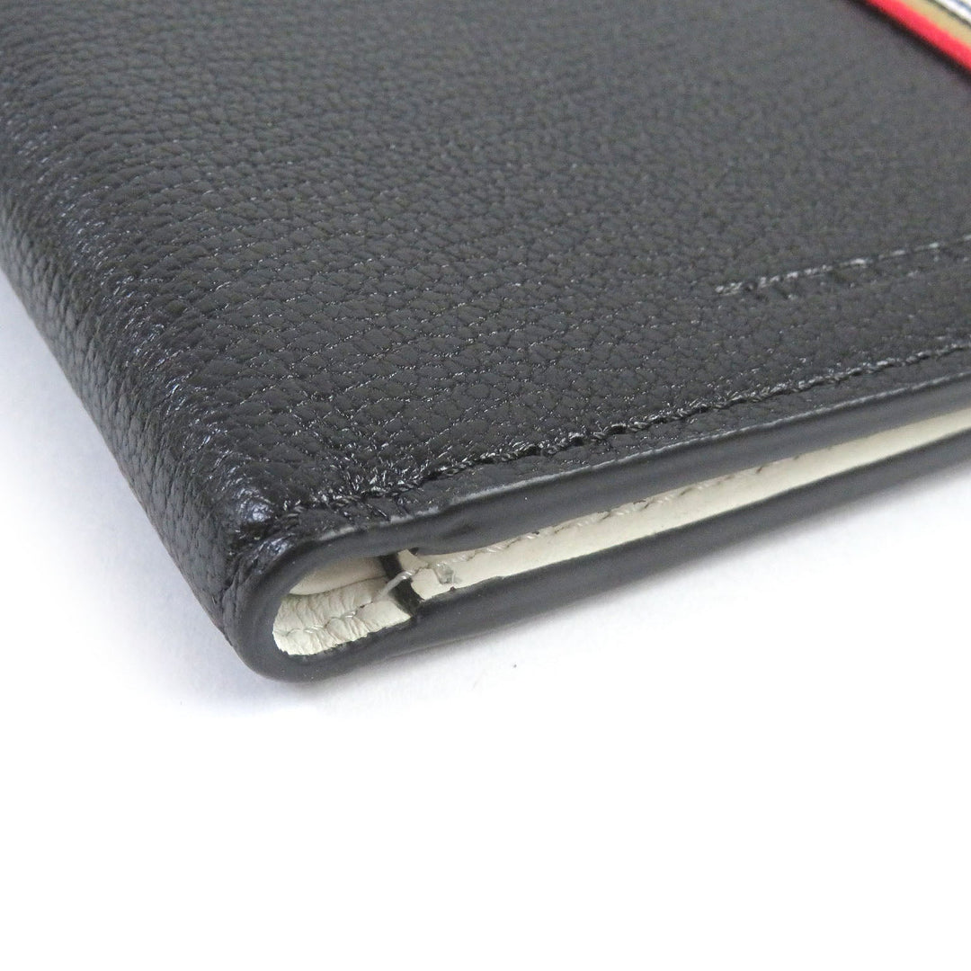 BURBERRY Bill Compartment 4074905 Main: Goatskin black mens Used Authentic