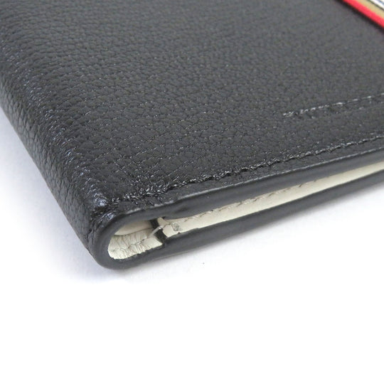 BURBERRY Bill Compartment 4074905 Main: Goatskin black mens Used Authentic