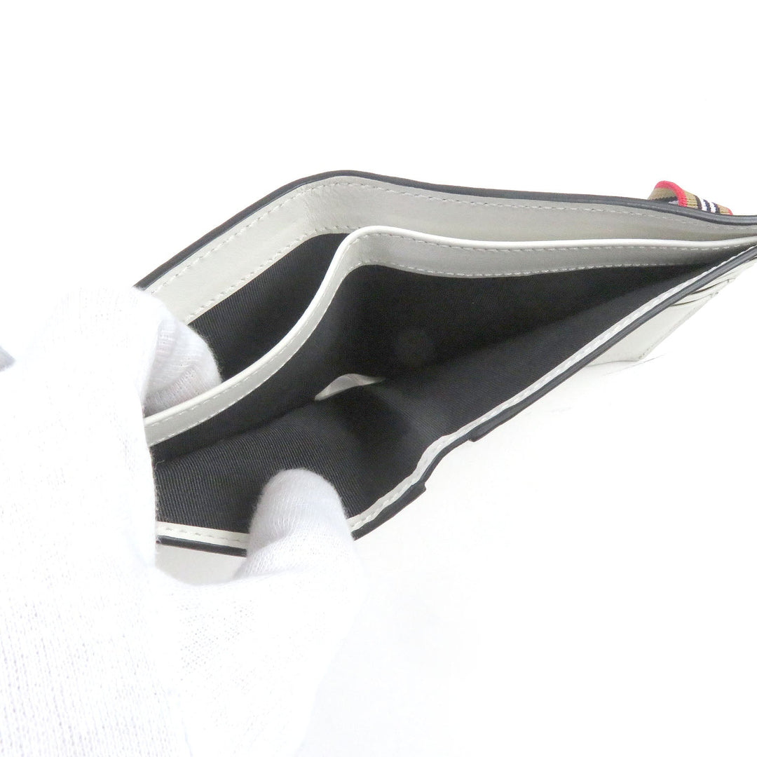 BURBERRY Bill Compartment 4074905 Main: Goatskin black mens Used Authentic