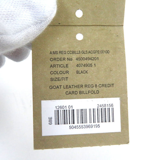 BURBERRY Bill Compartment 4074905 Main: Goatskin black mens Used Authentic