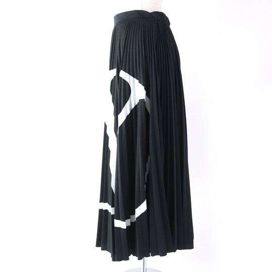 VALENTINO Pleated skirt RB0MD00P4M4 Main: 100% polyester black Women XS Used Authentic
