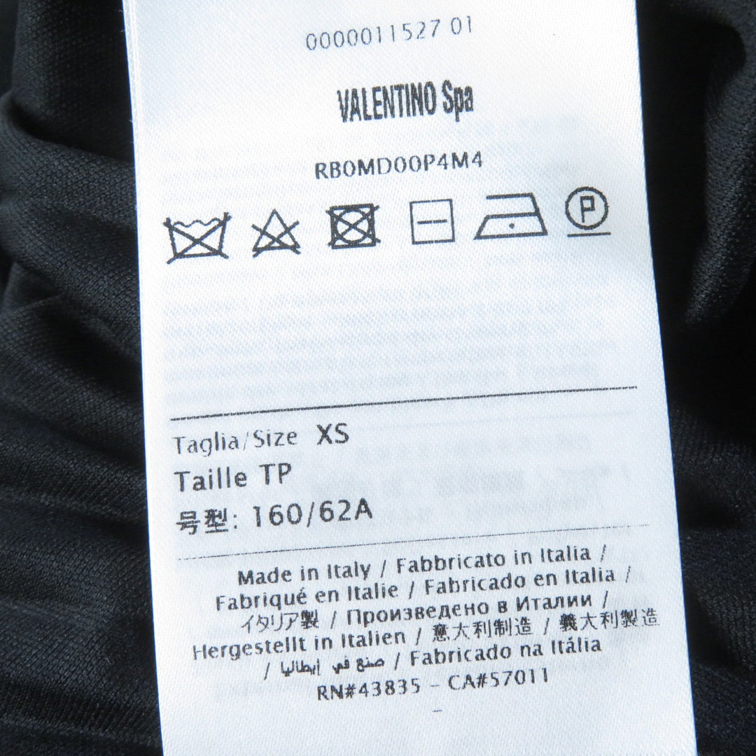 VALENTINO Pleated skirt RB0MD00P4M4 Main: 100% polyester black Women XS Used Authentic