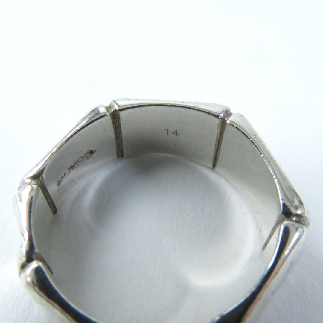 GUCCI Ring Main�FSV925 Silver Women 14 Used Authentic