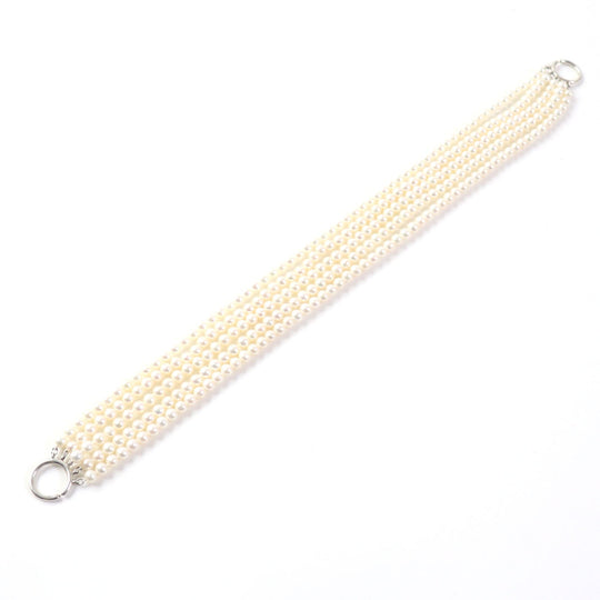 TIFFANY&Co. Necklace Main: Pearl, Part: SV925 White Silver Women Used Authentic