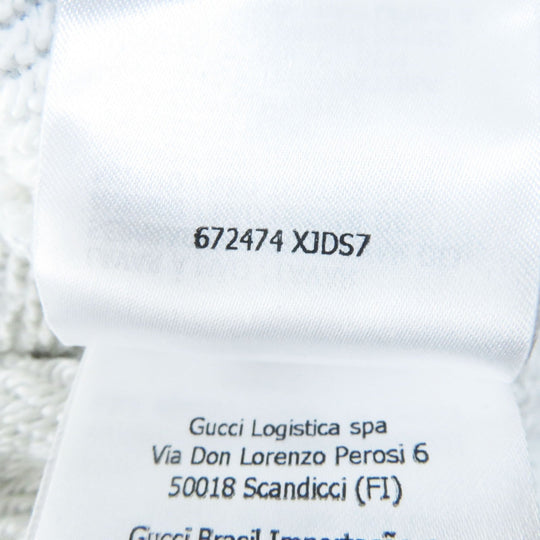 GUCCI Hoodie 672474 Main: 100% cotton Multi Trail Print sweatshirt Trail Print mens(Unisex) S Used Authentic