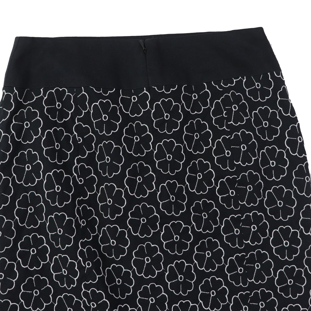 CHANEL skirt 04P P22950 Outer material: 78% cotton, Outer material: 17% nylon, Outer material: 5% elastane (polyurethane), Part: 100% cotton Black White Women 36 Used Authentic