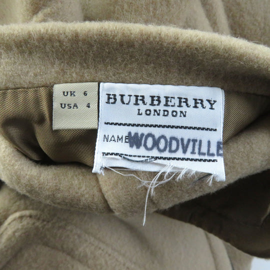 BURBERRY LONDON Duffel coat Main: 100% wool beige Women 6 Used Authentic