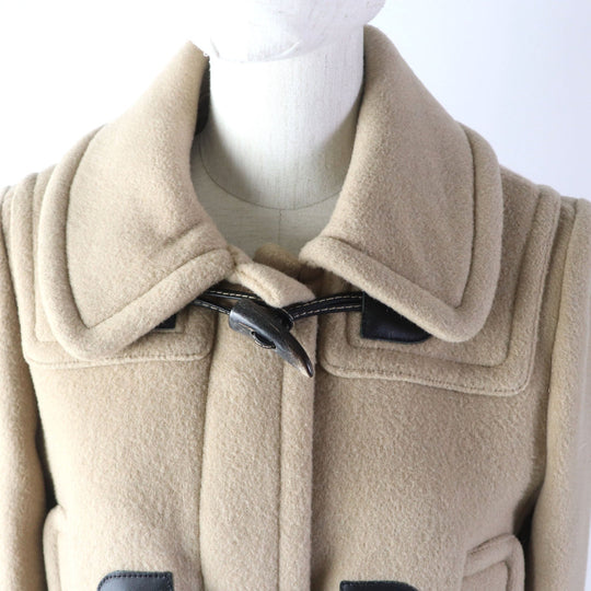 BURBERRY LONDON Duffel coat Main: 100% wool beige Women 6 Used Authentic