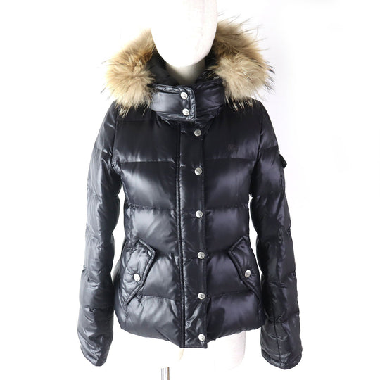 BURBERRY BLUE LABEL Down jacket Nylon Black Women 38 Used Authentic