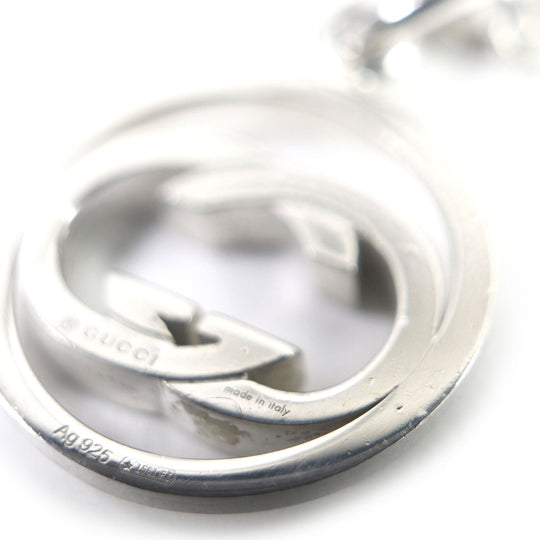 GUCCI Necklace Main�FAG925 Silver Women Used Authentic