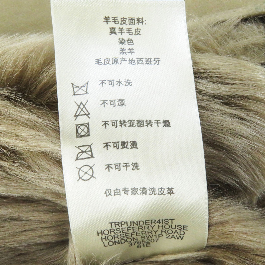 BURBERRY Mouton coat 3765207 Main: Mouton beige Women 38 Used Authentic