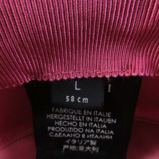 GUCCI hat 454667 Main: 19% polyester, Main: 81% unspecified fibers, Lining: 60% rayon, Lining: 40% cotton Tricolor PAPIER WIDE BRIM HAT Women Used Authentic
