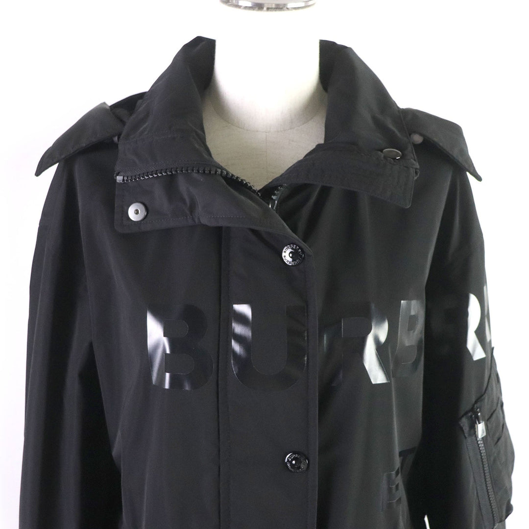 BURBERRY Blouson 8029469 Main: 100% polyester, Sleeve lining: 100% cupra black Women 36 Used Authentic