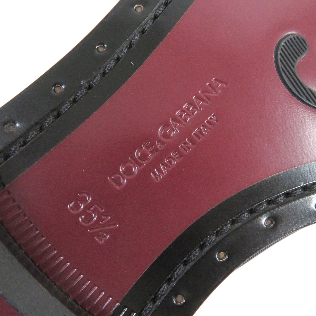 DOLCE&GABBANA Dress shoes Main: Leather black Women 35 1/2 Used Authentic