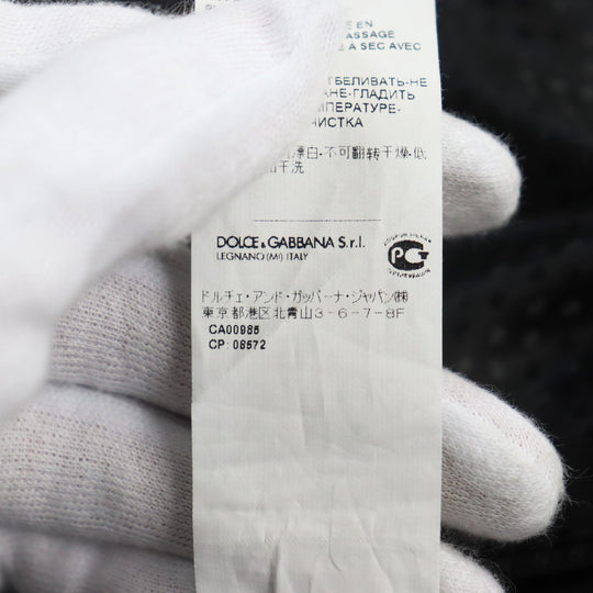 DOLCE&GABBANA Chester coat Outer: 97% wool, Outer: 3% elastane (polyurethane), Lining: 36% viscose (rayon), Lining: 34% acetate, Lining: 30% cupra Dark gray mens 46 Used Authentic