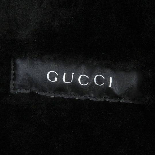 GUCCI Mouton jacket Main: Lamb leather, Fur: Fox, Part: 100% wool black Women 40 Used Authentic