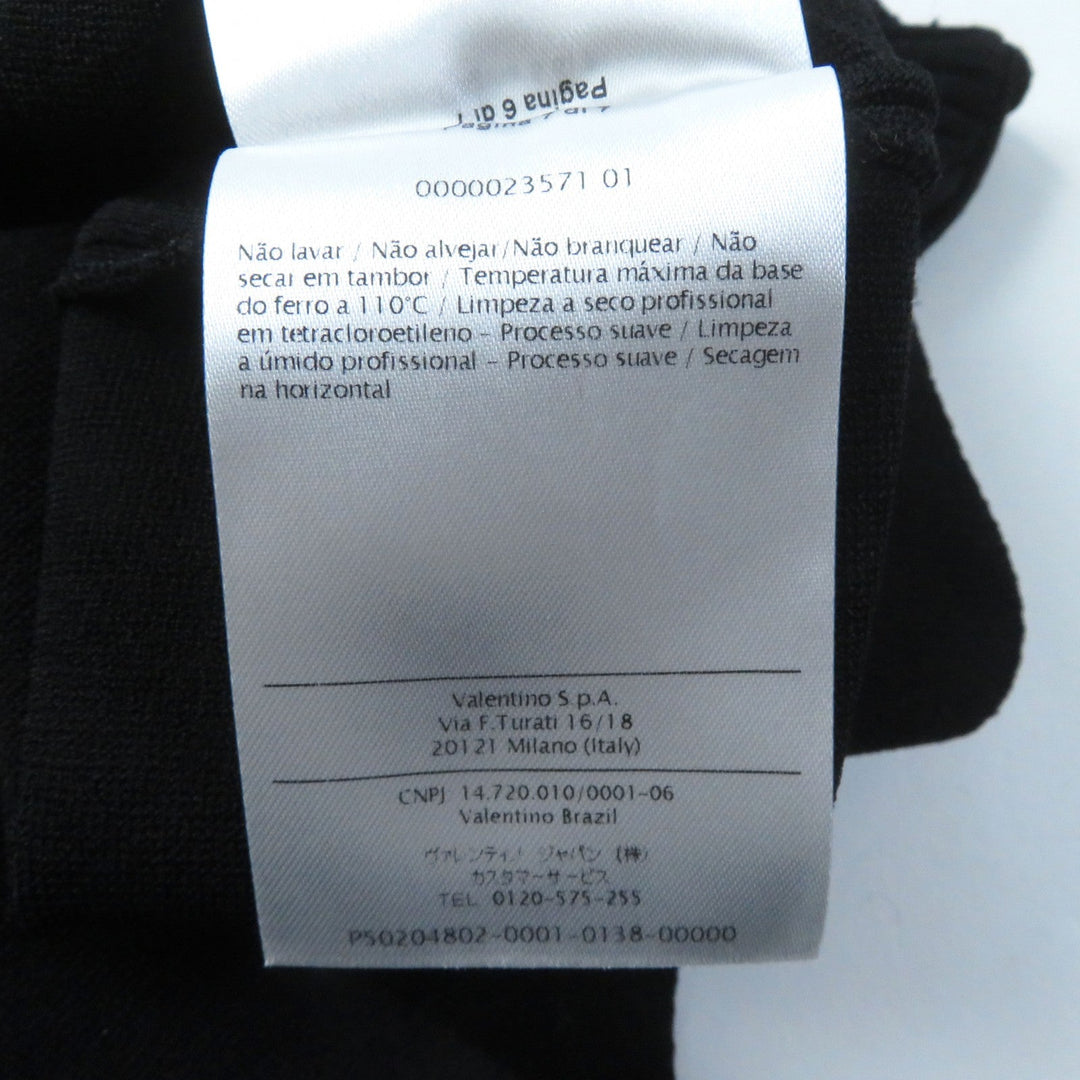 VALENTINO one piece MB3KD050336 Outer material: 83% viscose, Outer material: 17% rayon, Outer material: 71% cotton, Outer material: 21% rayon, Outer material: 8% nylon black Women S Used Authentic