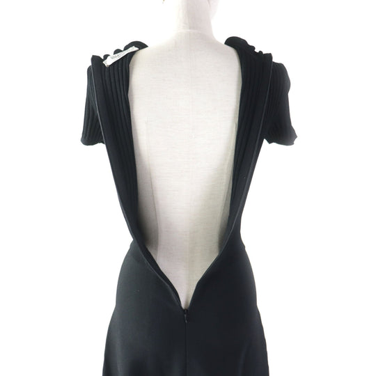 VALENTINO one piece MB3KD050336 Outer material: 83% viscose, Outer material: 17% rayon, Outer material: 71% cotton, Outer material: 21% rayon, Outer material: 8% nylon black Women S Used Authentic