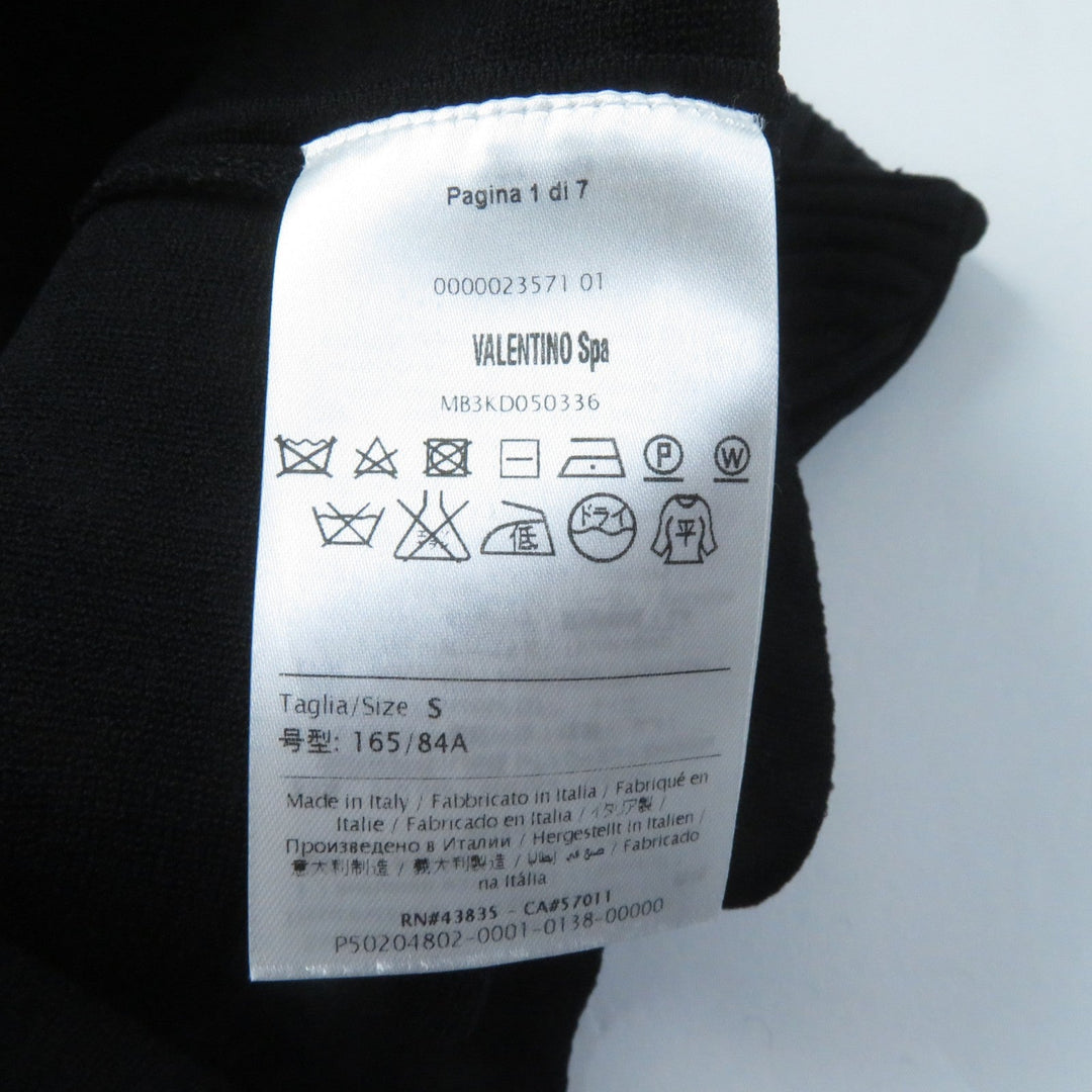 VALENTINO one piece MB3KD050336 Outer material: 83% viscose, Outer material: 17% rayon, Outer material: 71% cotton, Outer material: 21% rayon, Outer material: 8% nylon black Women S Used Authentic