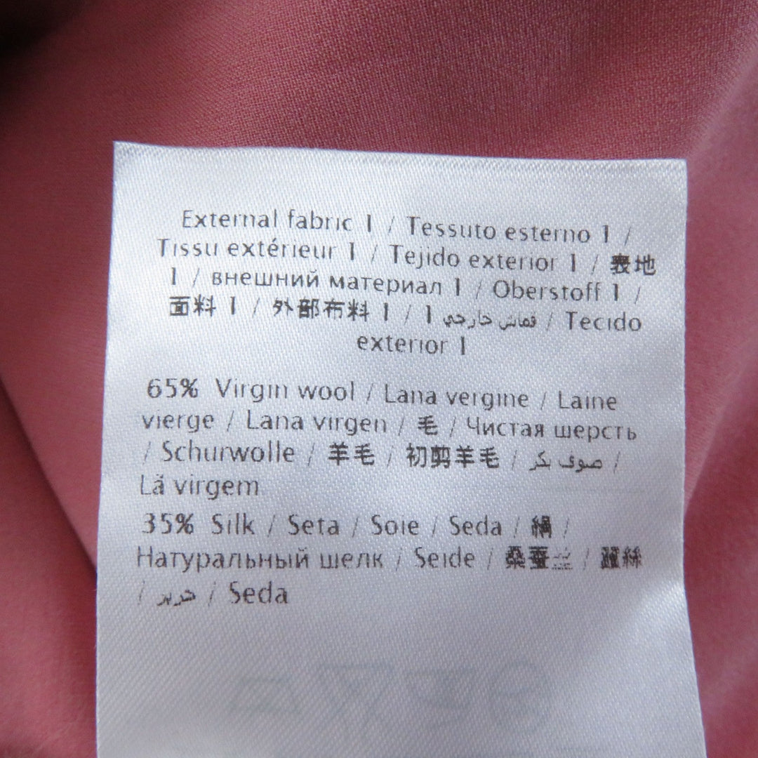 VALENTINO one piece PB3VAGZ6360 Outer: 65% wool, Outer: 35% silk, Lining: 91% silk, Lining: 9% polyurethane, Part: 100% nylon, Outer 2: 71% cotton, 21% rayon, 8% nylon pink Women 2 Used Authentic