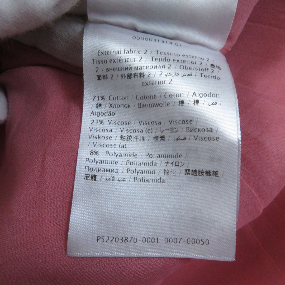 VALENTINO one piece PB3VAGZ6360 Outer: 65% wool, Outer: 35% silk, Lining: 91% silk, Lining: 9% polyurethane, Part: 100% nylon, Outer 2: 71% cotton, 21% rayon, 8% nylon pink Women 2 Used Authentic