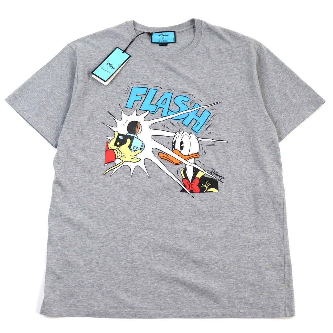 GUCCI Short sleeve T-shirt 548334 XJDAE Main: 100% cotton gray mens XXL Used Authentic