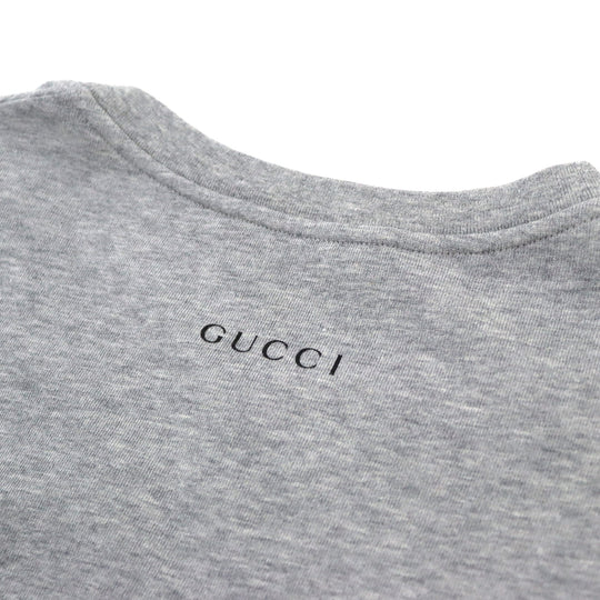 GUCCI Short sleeve T-shirt 548334 XJDAE Main: 100% cotton gray mens XXL Used Authentic