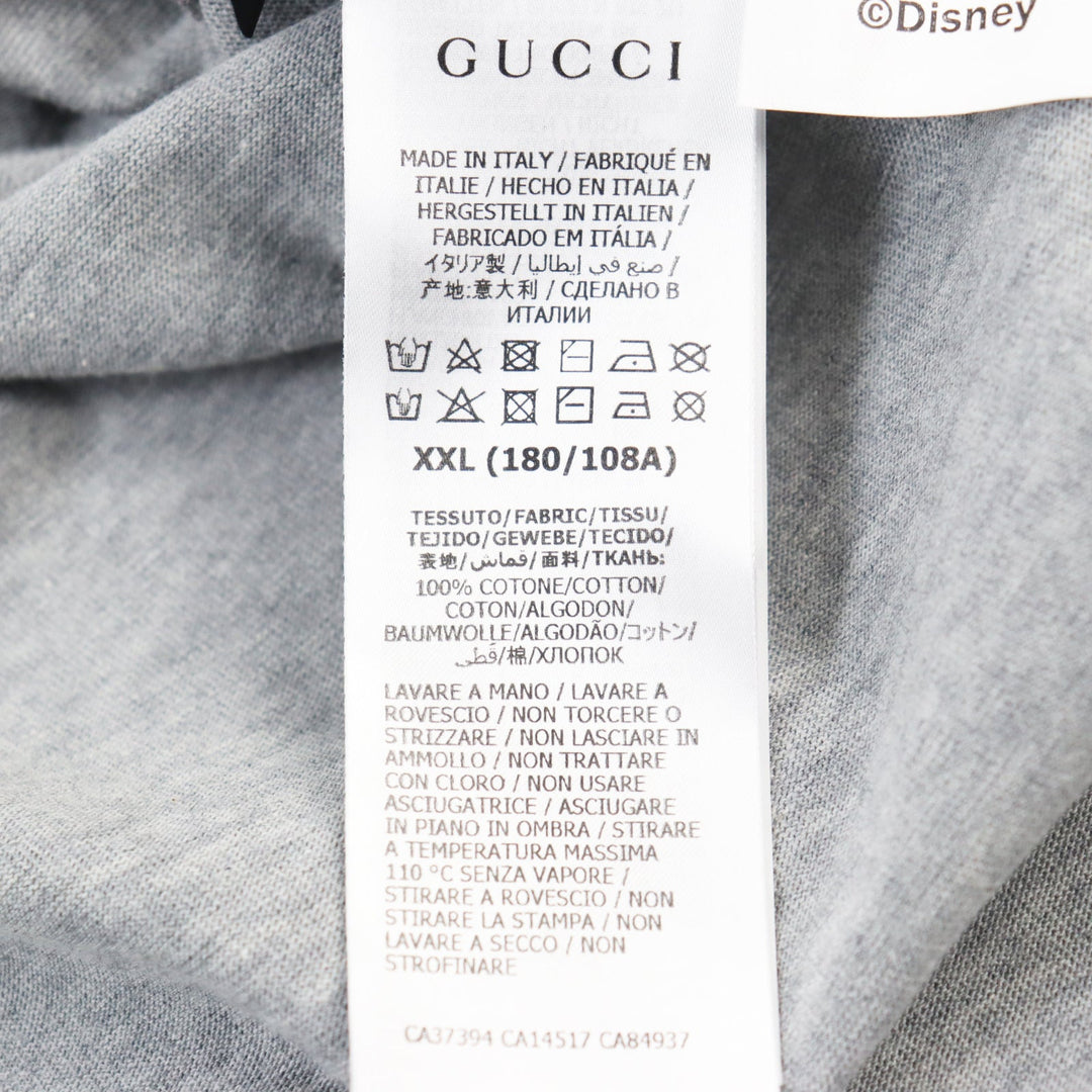 GUCCI Short sleeve T-shirt 548334 XJDAE Main: 100% cotton gray mens XXL Used Authentic