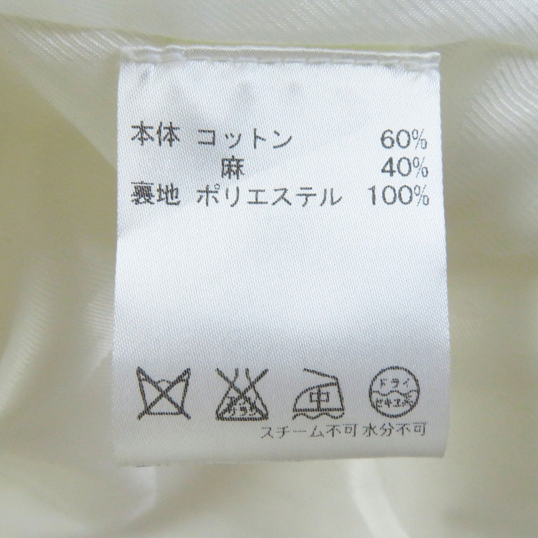 COACH Denim Jacket 81531 Outer: 60% cotton, Outer: 40% linen, Lining: 100% polyester white Women M Used Authentic