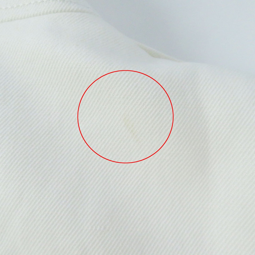 COACH Denim Jacket 81531 Outer: 60% cotton, Outer: 40% linen, Lining: 100% polyester white Women M Used Authentic