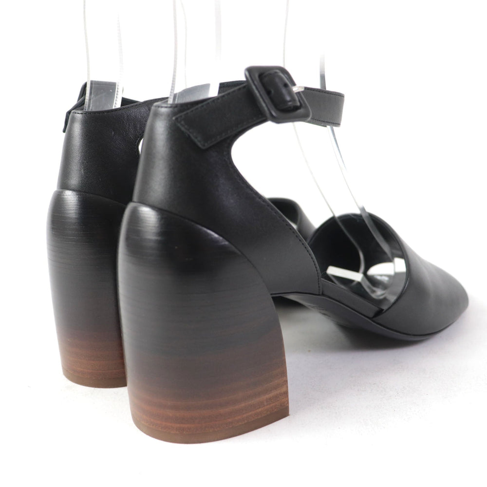 HERMES Sandals 201031Z Main: Leather black Women 36 Used Authentic