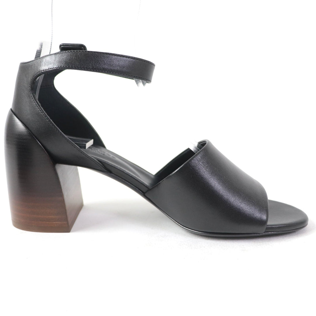 HERMES Sandals 201031Z Main: Leather black Women 36 Used Authentic