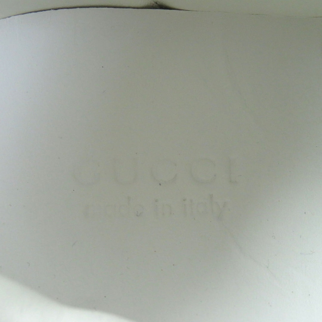 GUCCI Low cut sneakers 760774 Main: Leather black Ace Web stripe women's sneakers Women 35 Used Authentic