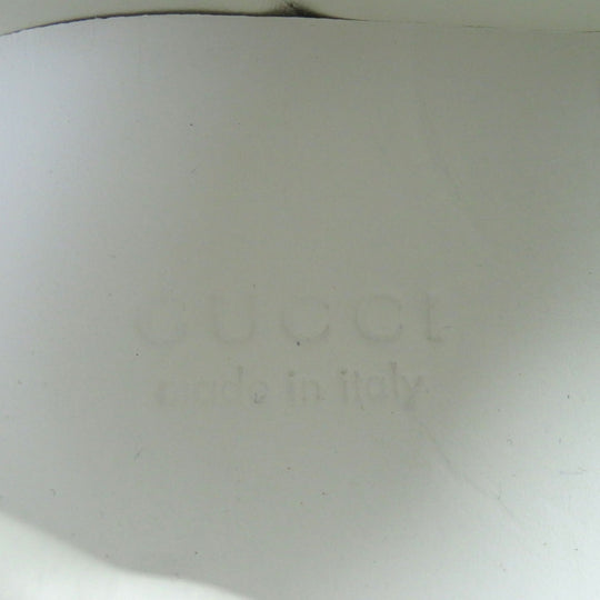 GUCCI Low cut sneakers 760774 Main: Leather black Ace Web stripe women's sneakers Women 35 Used Authentic