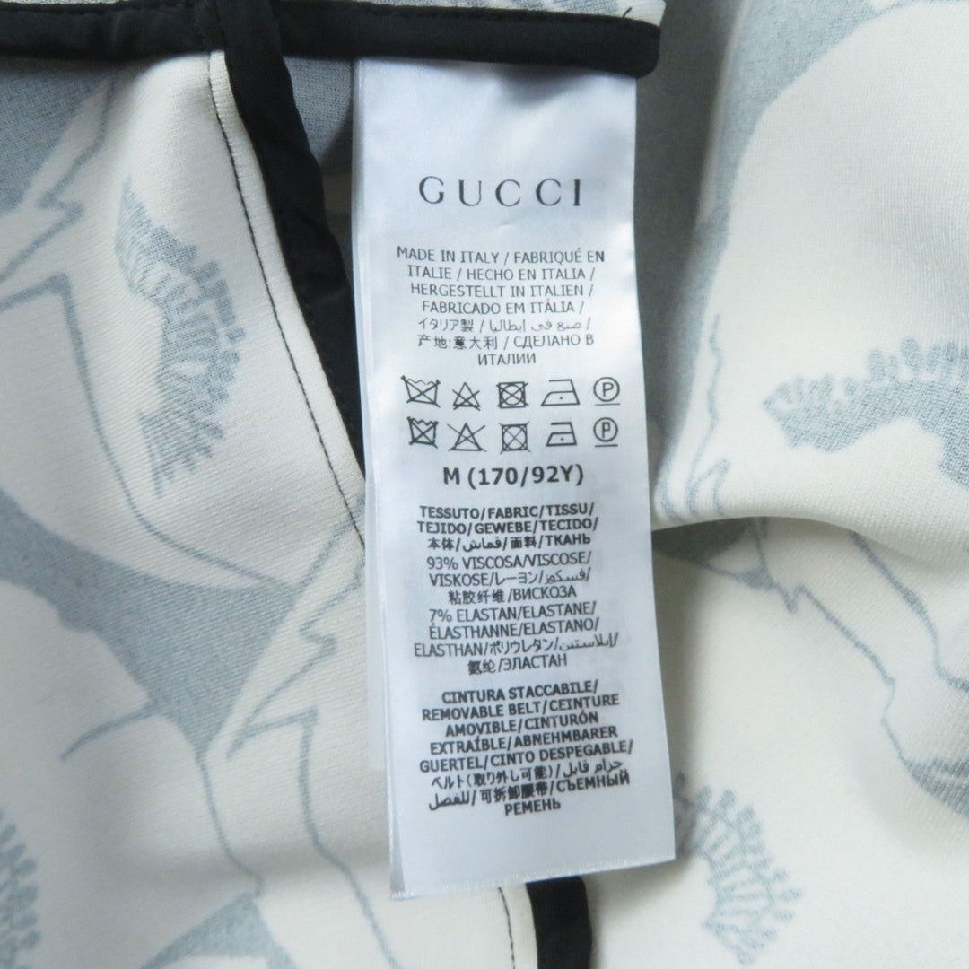 GUCCI one piece 653181 Main: 93% rayon, Main: 7% polyurethane Black beige Women M Used Authentic