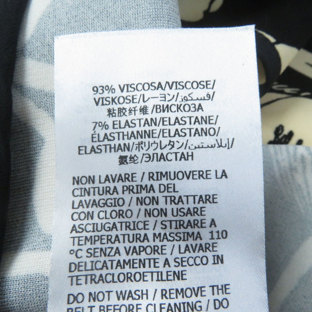 GUCCI one piece 653181 Main: 93% rayon, Main: 7% polyurethane Black beige Women M Used Authentic