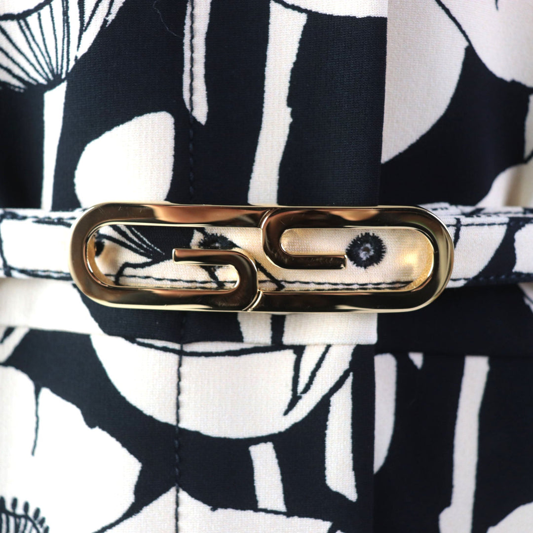 GUCCI one piece 653181 Main: 93% rayon, Main: 7% polyurethane Black beige Women M Used Authentic