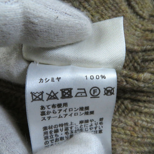 HERMES one piece Main: 100% cashmere Brown Women 34 Used Authentic