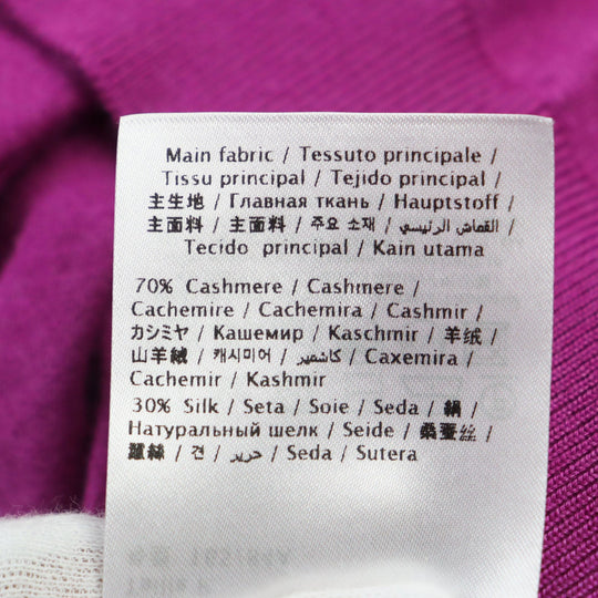 VALENTINO sweater UB3KC17A5S7 Main: 70% cashmere, Main: 30% silk, Part: 100% polyester, Part: 100% rayon pink mens S Used Authentic