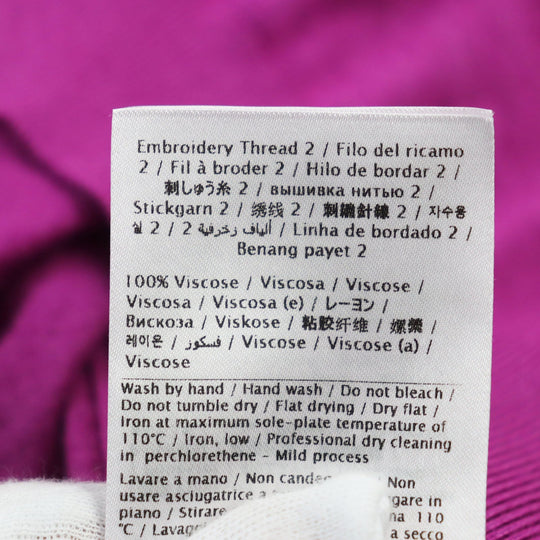 VALENTINO sweater UB3KC17A5S7 Main: 70% cashmere, Main: 30% silk, Part: 100% polyester, Part: 100% rayon pink mens S Used Authentic