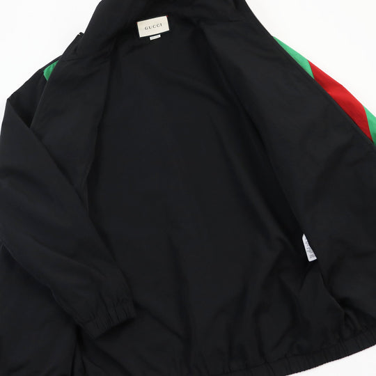 GUCCI Nylon jacket 545556 Outer: 100% nylon, Lining: 100% nylon, Part: 100% nylon black mens XS Used Authentic
