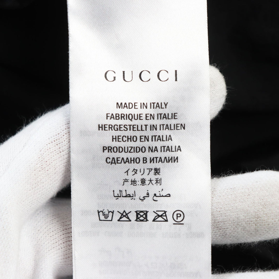 GUCCI Nylon jacket 545556 Outer: 100% nylon, Lining: 100% nylon, Part: 100% nylon black mens XS Used Authentic