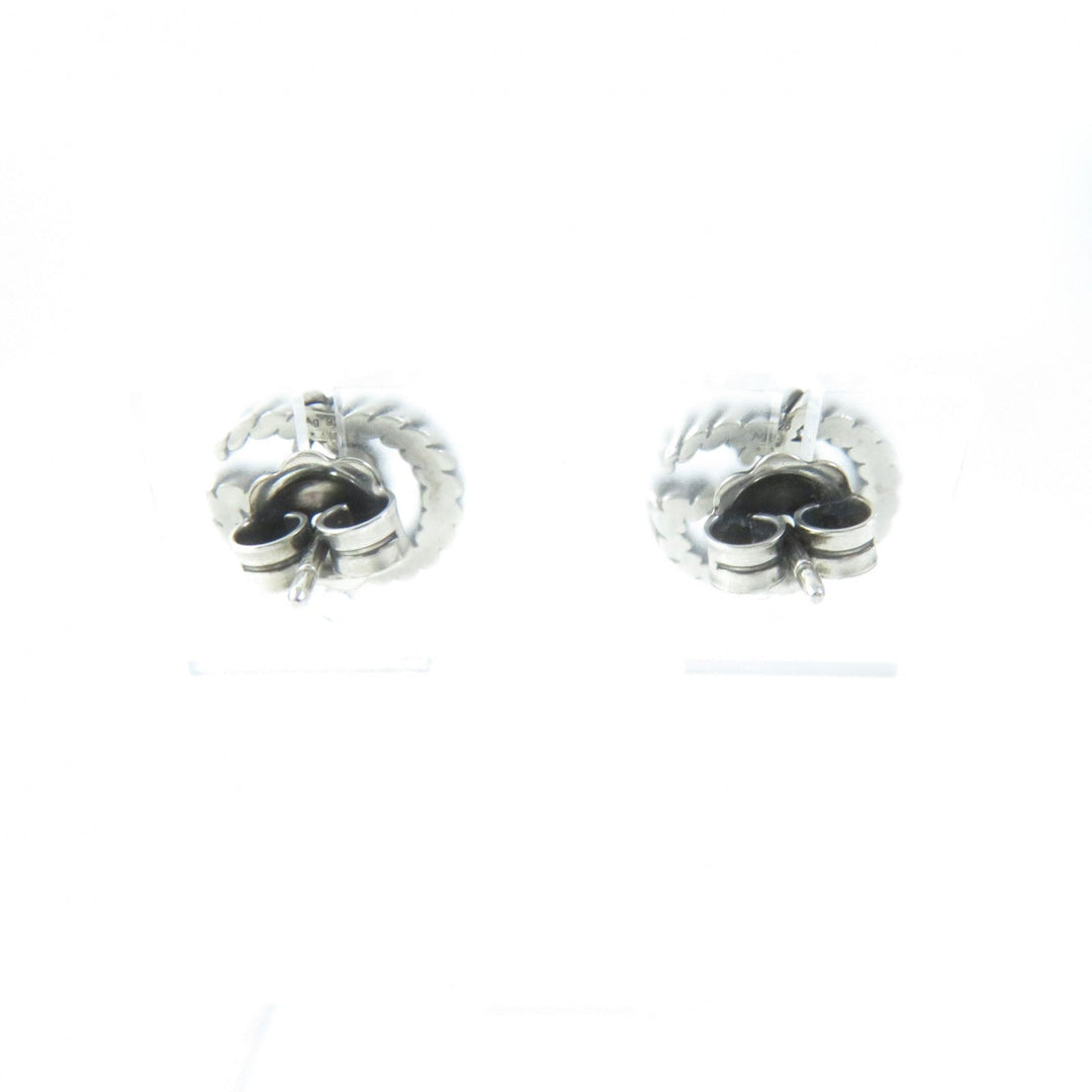 GUCCI Pierce 627755 Main�FAG925 Silver Twist Torsion GG Marmont Double G Pierce Women(Unisex) Used Authentic