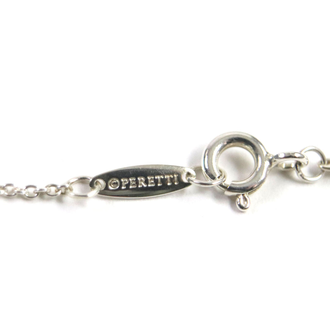 TIFFANY&Co. Necklace Main: AG925, Part: Aquamarine Silver light blue By the yard Women Used Authentic