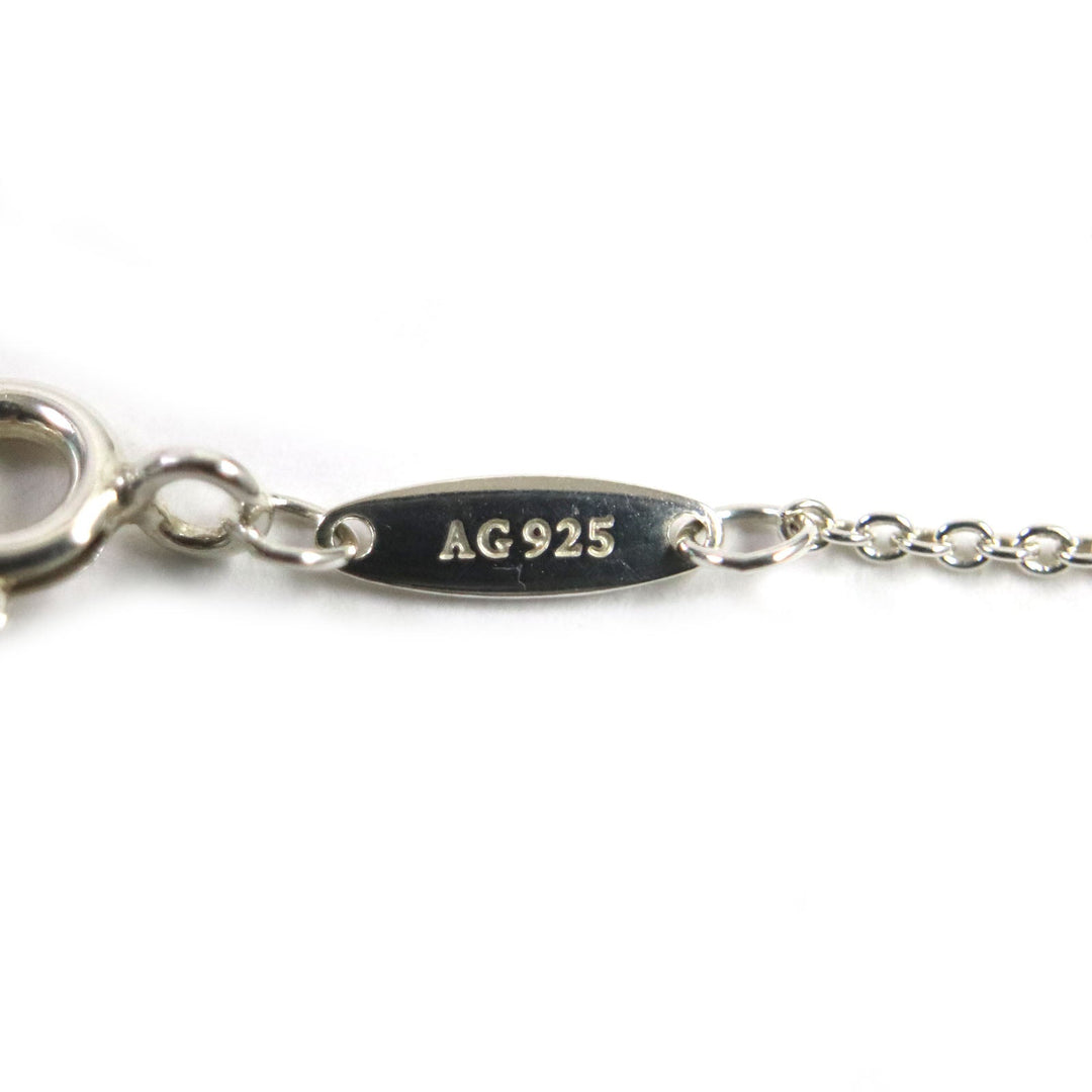 TIFFANY&Co. Necklace Main: AG925, Part: Aquamarine Silver light blue By the yard Women Used Authentic