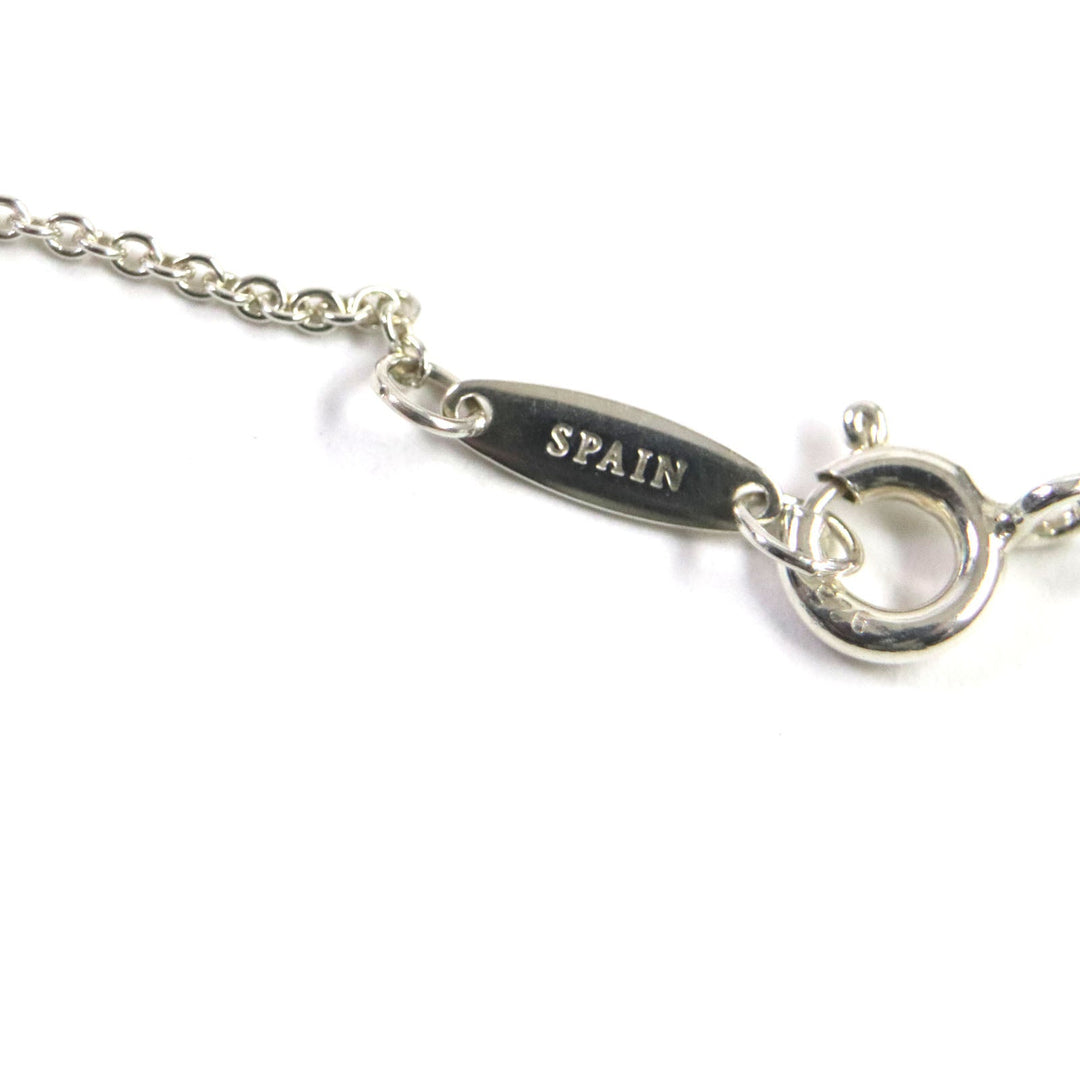 TIFFANY&Co. Necklace Main: AG925, Part: Aquamarine Silver light blue By the yard Women Used Authentic