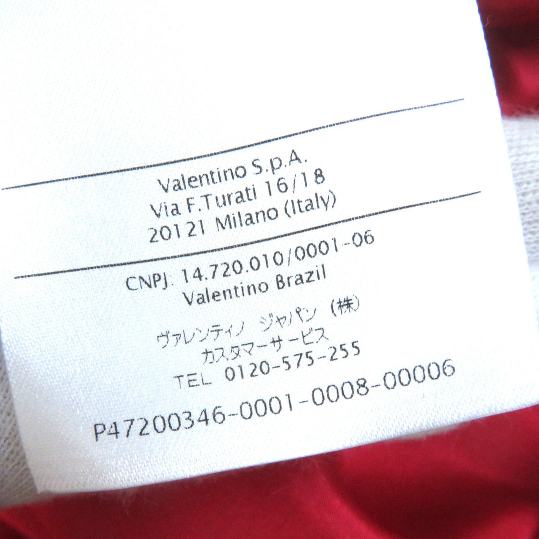 VALENTINO one piece JB3VA3J01YP Outer: 72% polyester, Outer: 28% silk, Lining: 100% silk, Lining: Red L'Amour Women 4 Used Authentic