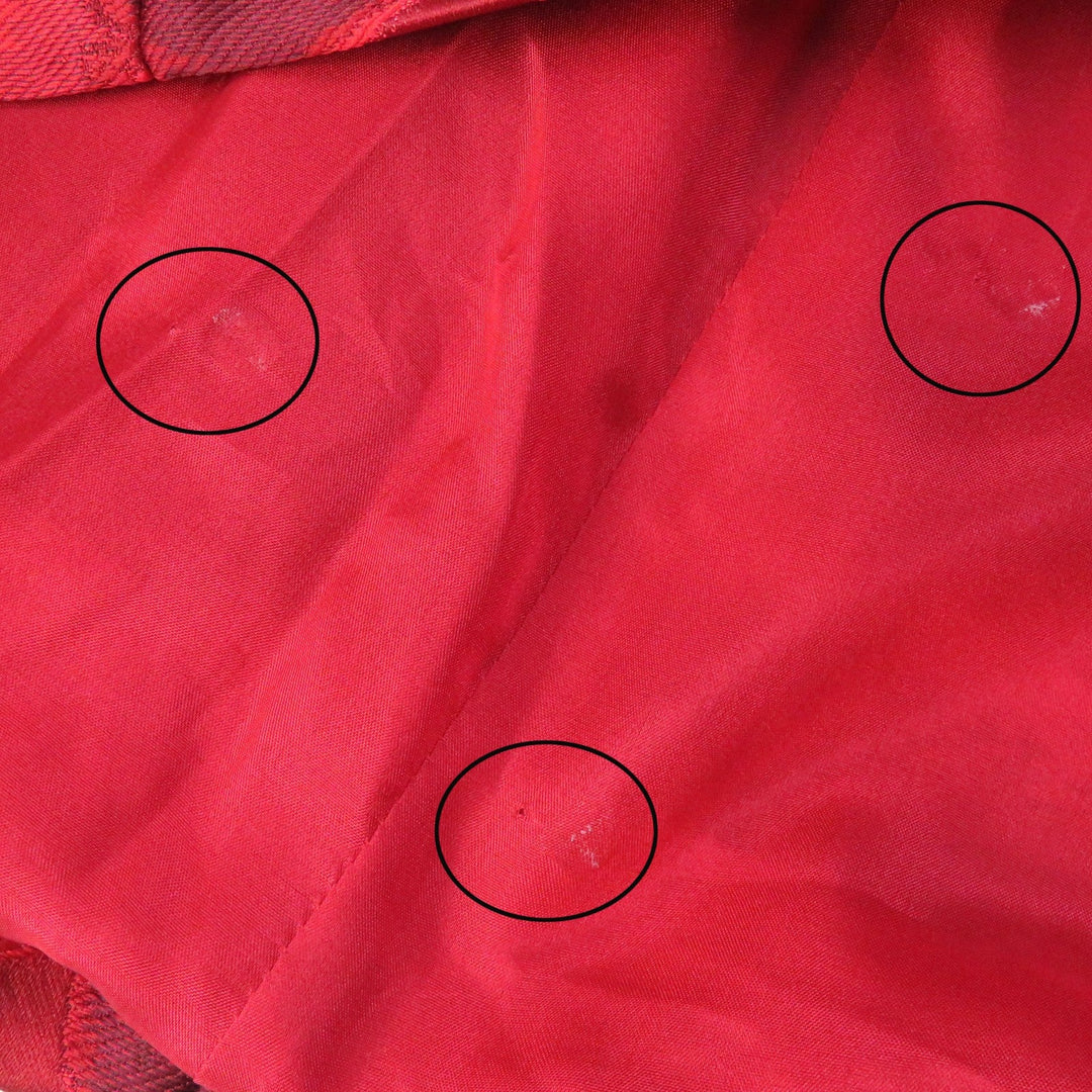 VALENTINO one piece JB3VA3J01YP Outer: 72% polyester, Outer: 28% silk, Lining: 100% silk, Lining: Red L'Amour Women 4 Used Authentic