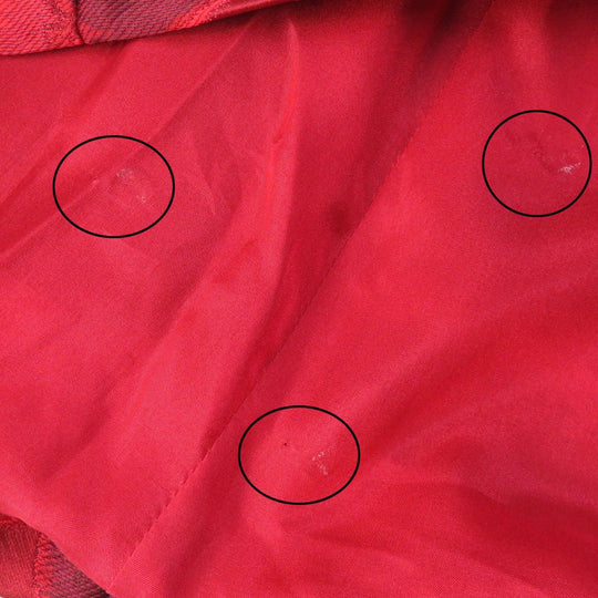 VALENTINO one piece JB3VA3J01YP Outer: 72% polyester, Outer: 28% silk, Lining: 100% silk, Lining: Red L'Amour Women 4 Used Authentic