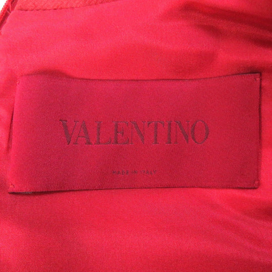 VALENTINO one piece JB3VA3J01YP Outer: 72% polyester, Outer: 28% silk, Lining: 100% silk, Lining: Red L'Amour Women 4 Used Authentic